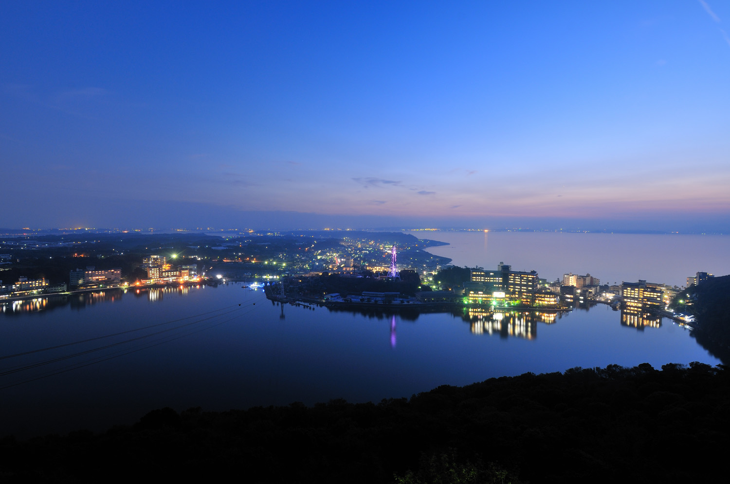 舘山寺大草山からの夜景1