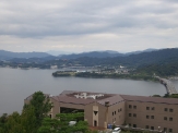 Tomei Expressway Crossing Lake Hamana
