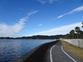 Bycycle Path along Lake Hamana