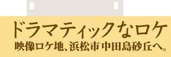 映像ロケ地なら、中田島砂丘へ