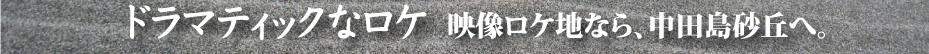 映像ロケ地なら、中田島砂丘へ